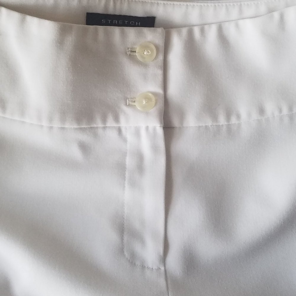 Jones New York Collection Women's White Dress Stretch Pants Size 4 - Picture 2 of 13